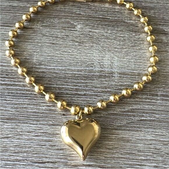 Bohemian heart necklace M325 - Picture 2 of 3